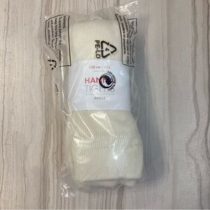 Hanna Andersson cream footless tights new